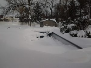 swimming pool winter maintenance